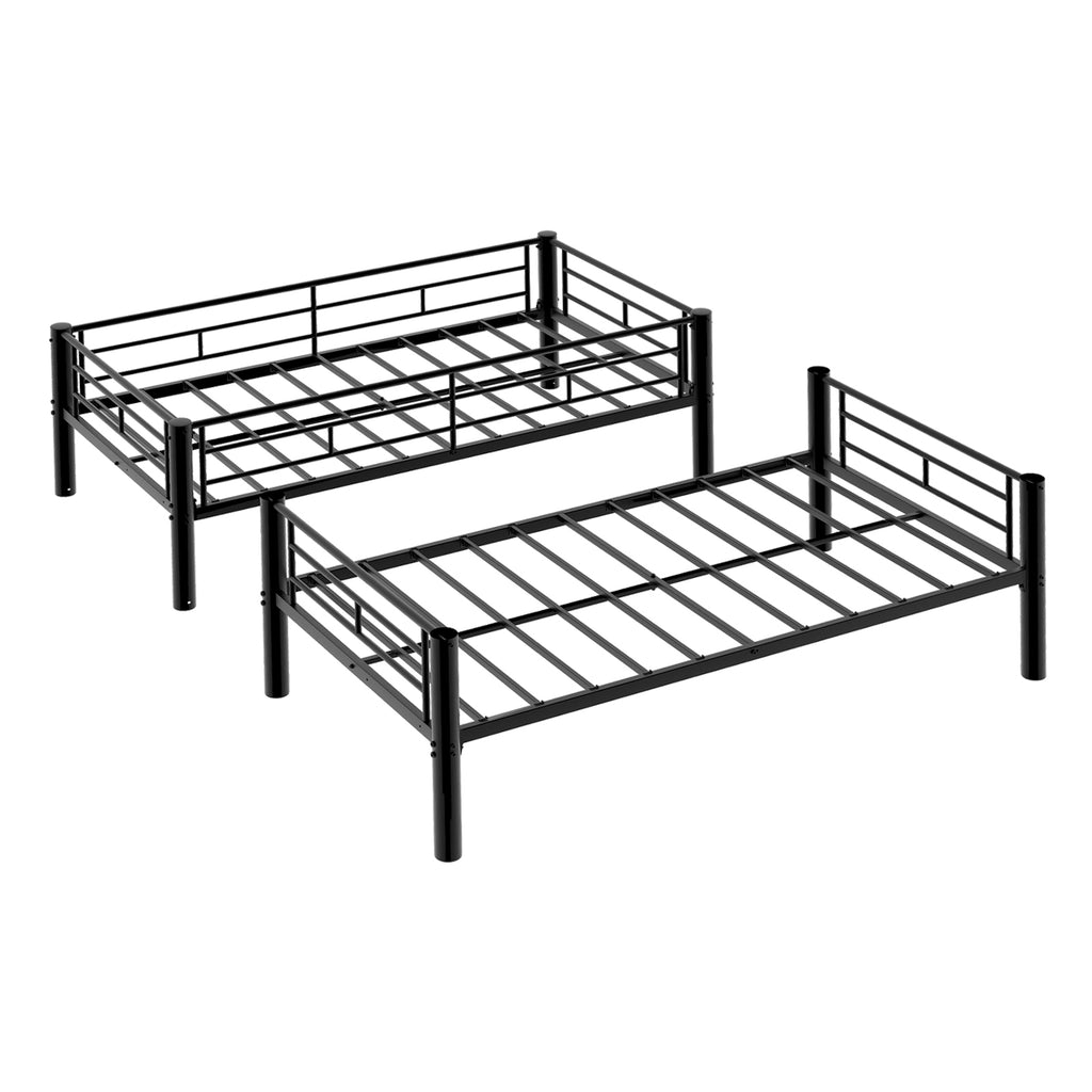 Black Convertible Metal Bunk Bed – 90 × 190 cm — detail 24