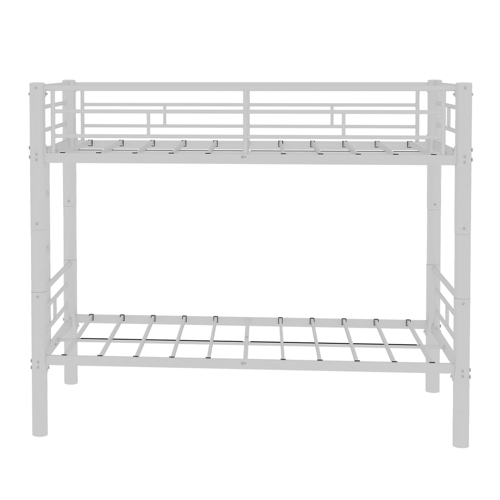 White Convertible Metal Bunk Bed – 90 × 190 cm — detail 20