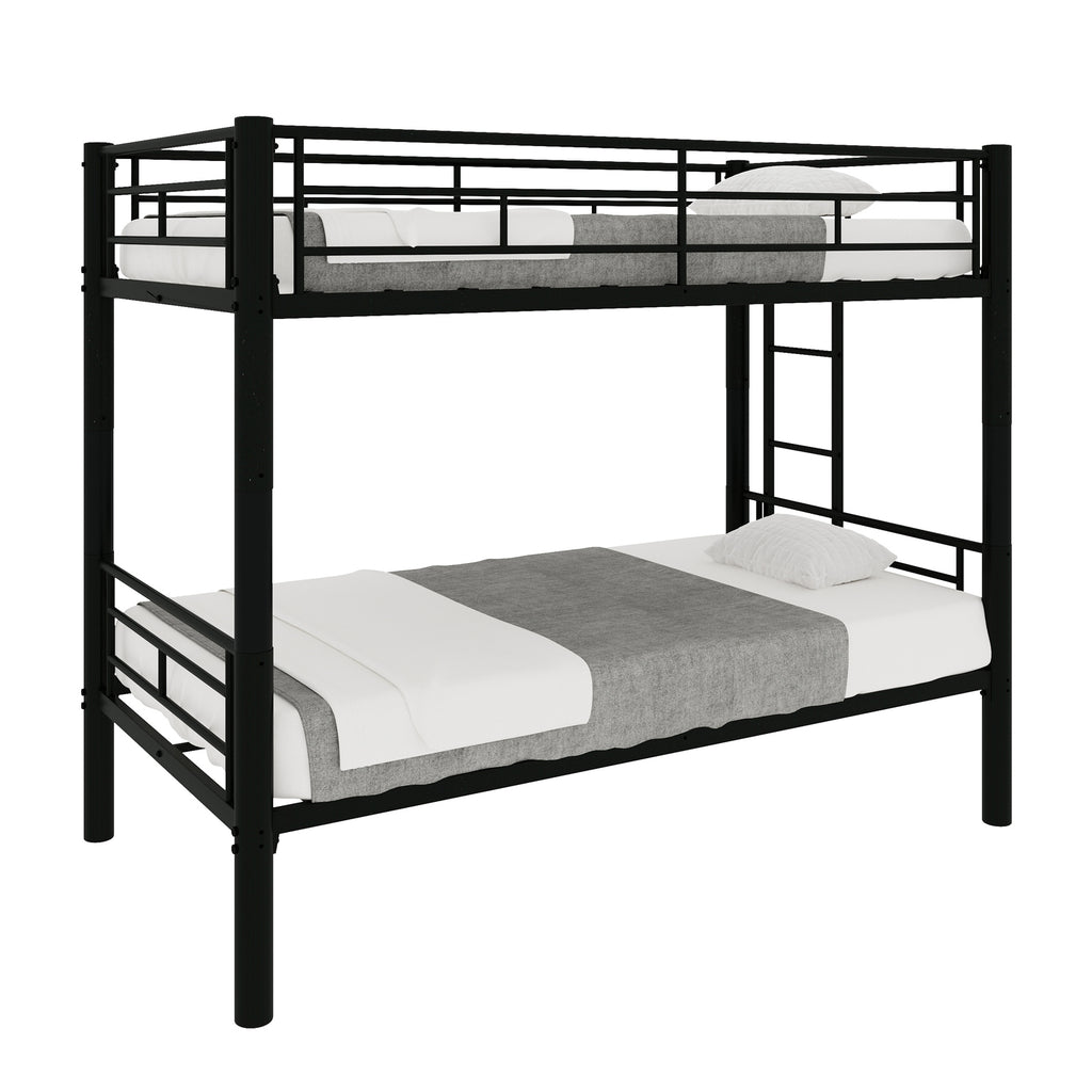 Black Convertible Metal Bunk Bed – 90 × 190 cm — detail 13