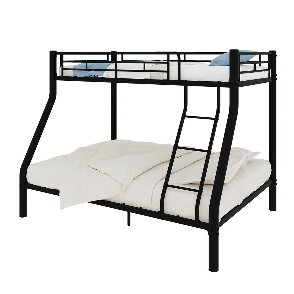 Black Metal Bunk Bed – Single over Double — detail 9