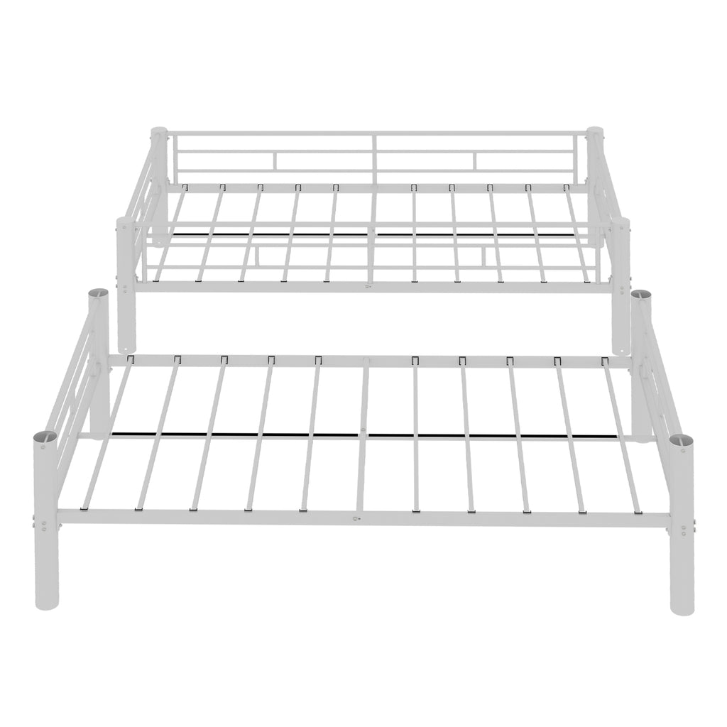 White Convertible Metal Bunk Bed – 90 × 190 cm — detail 22