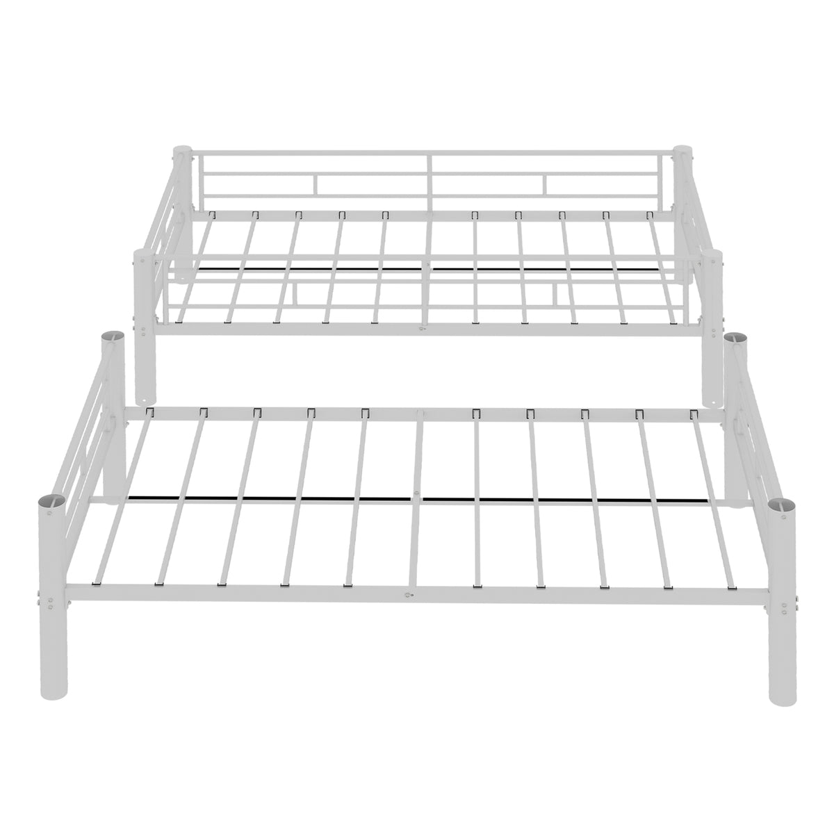 White Convertible Metal Bunk Bed – 90 × 190 cm — detail 22