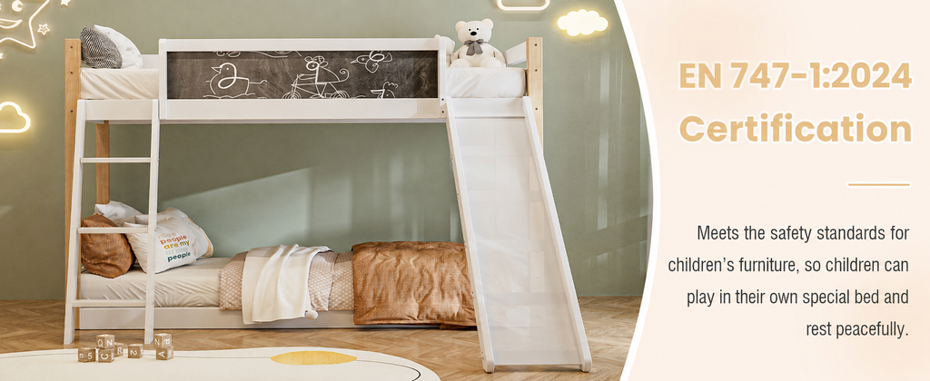 Wooden High Sleeper Bed with Slide and Storage Stairs – 90 × 190 cm — detail 17