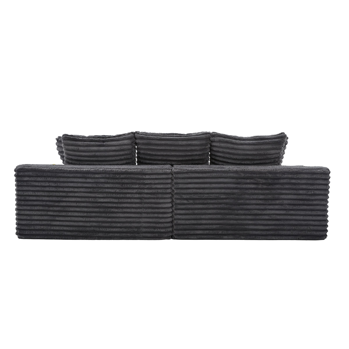 Dark Grey Corduroy Sofa Bed — detail 25