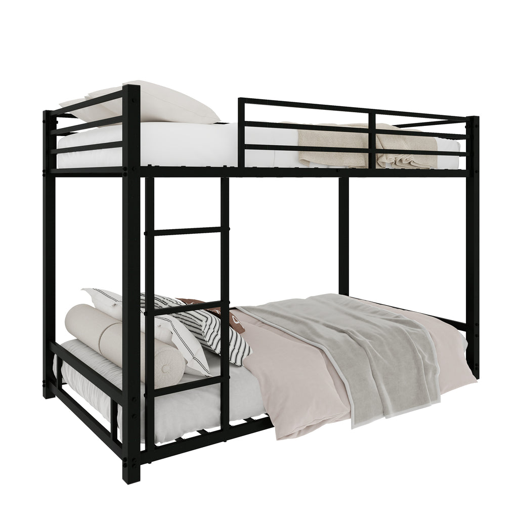 Black Metal Bunk Bed – 90 × 190 cm — detail 10