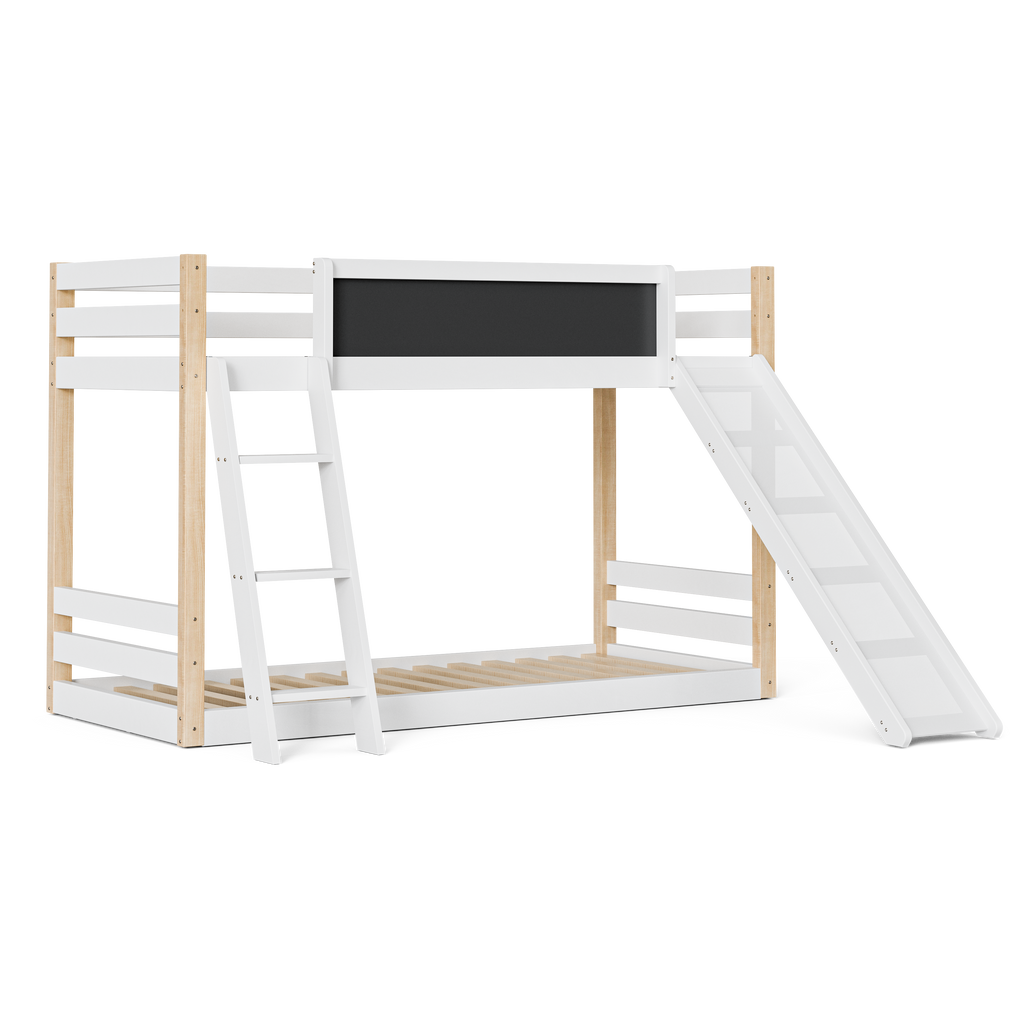 Wooden High Sleeper Bed with Slide and Storage Stairs – 90 × 190 cm — detail 20