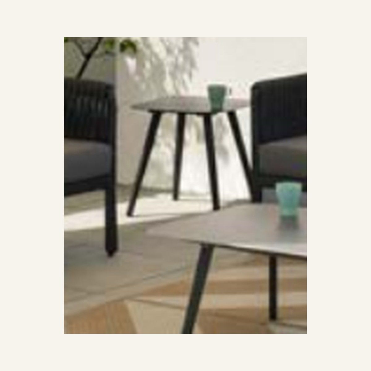Brufen Square Outdoor Side Table