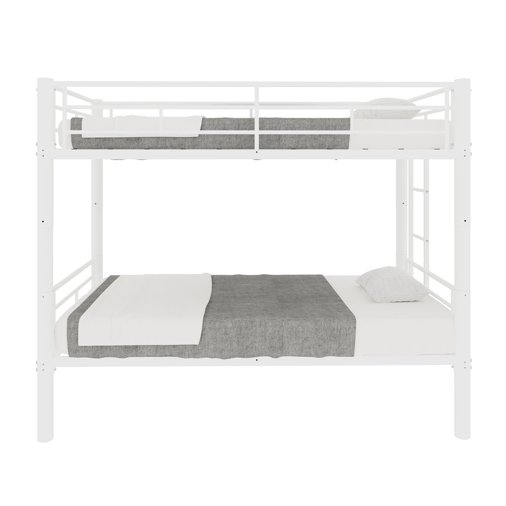 White Convertible Metal Bunk Bed – 90 × 190 cm — detail 14