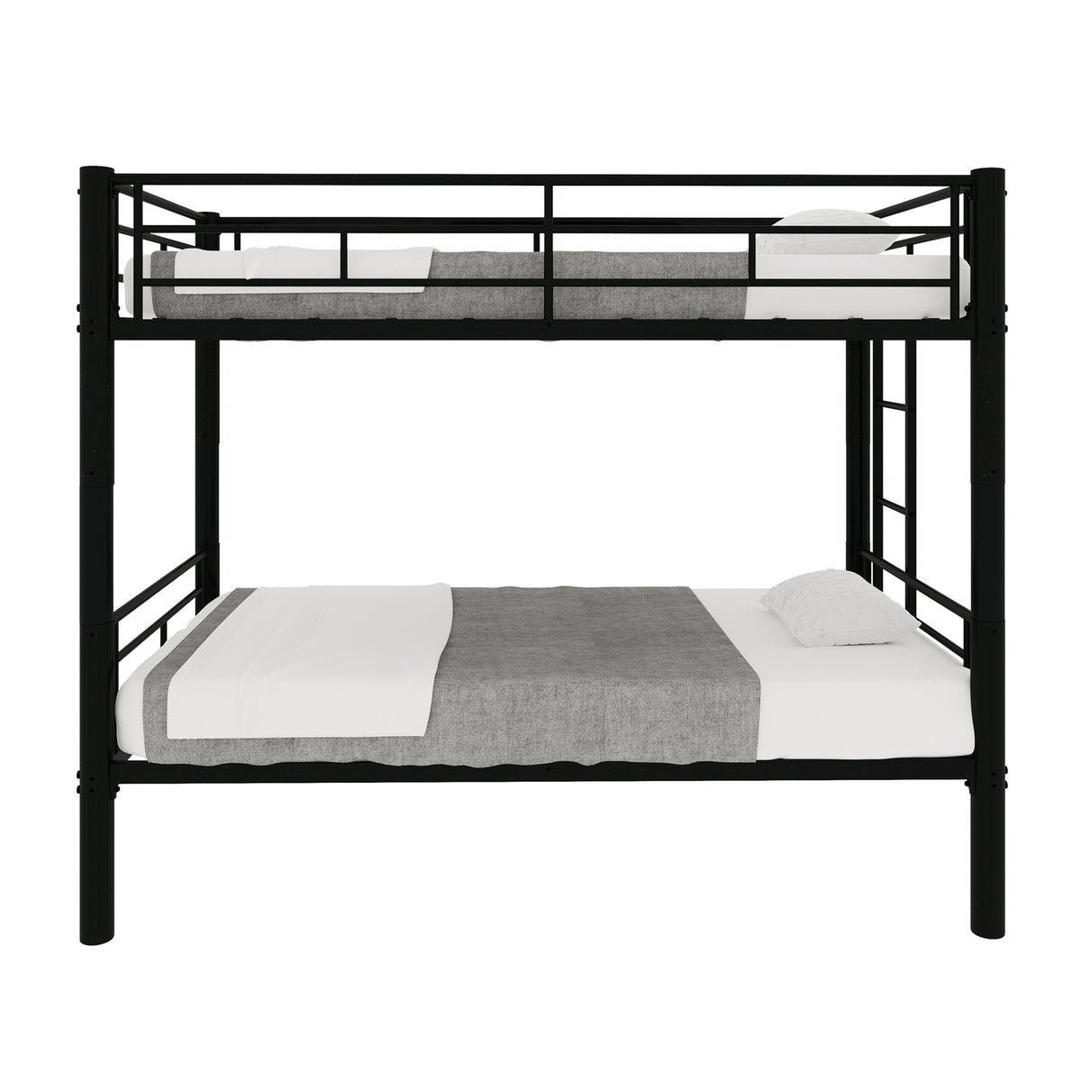 Black Convertible Metal Bunk Bed – 90 × 190 cm — detail 14