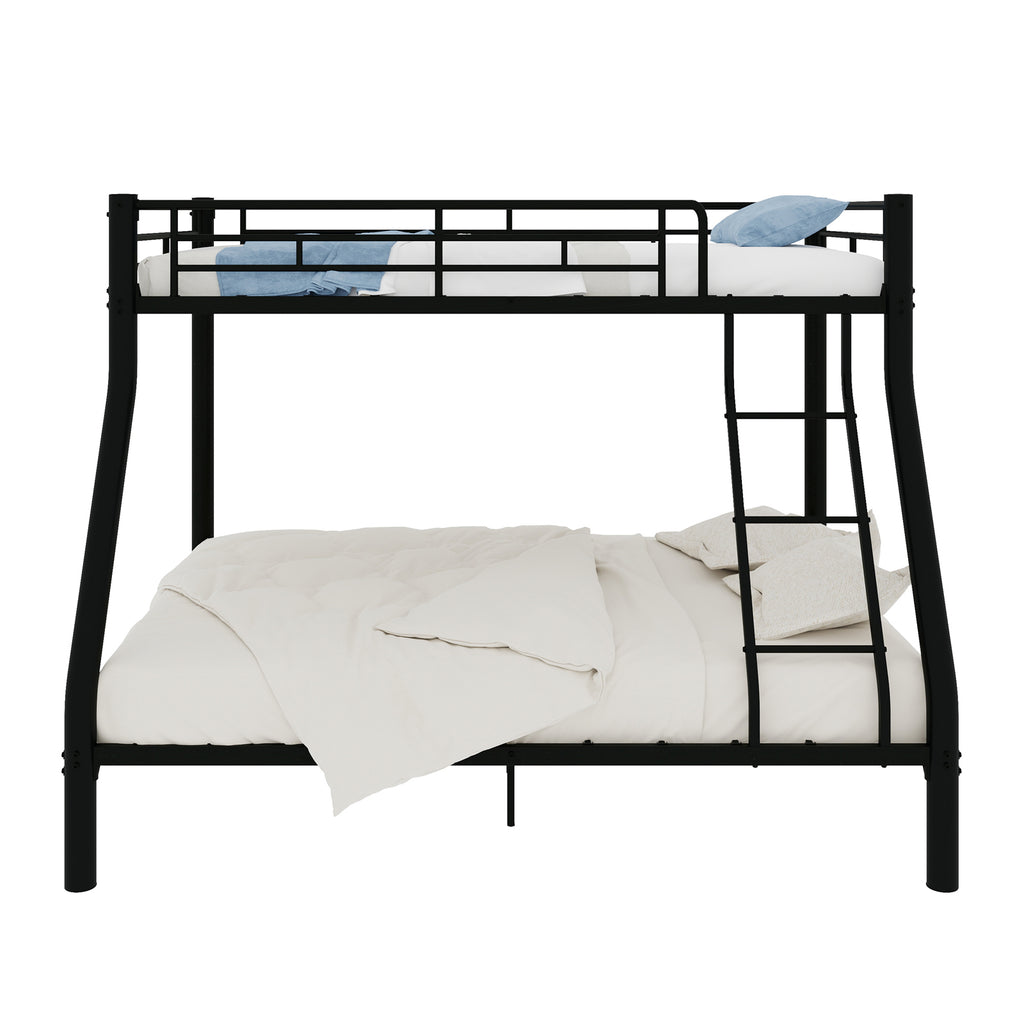 Black Metal Bunk Bed – Single over Double — detail 10