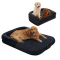 XL Foldable Dog Bed with Removable Cover – Grey — product view