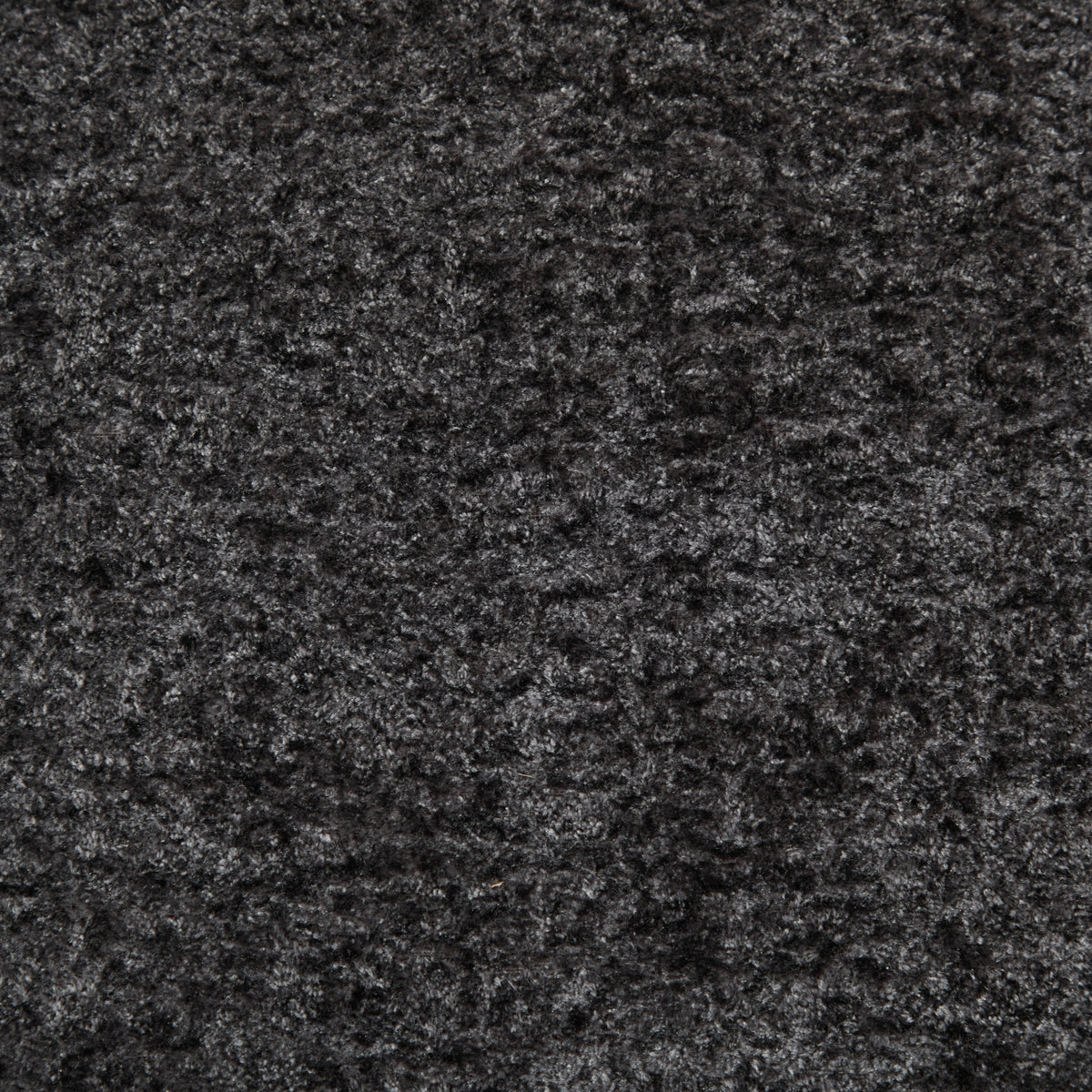 Black Oversized Chenille Chaise Lounge with Pillows — detail 4