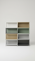 Powder-Coated Steel Modular Shelf