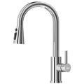 DAYONE Chrome Pull-Out Kitchen Mixer Tap — product view
