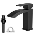 DAYONE Matte Black Waterfall Basin Mixer Tap with Pop-Up Waste — product view