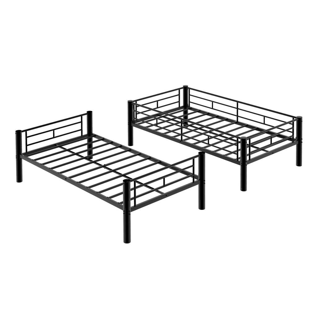 Black Convertible Metal Bunk Bed – 90 × 190 cm — detail 22